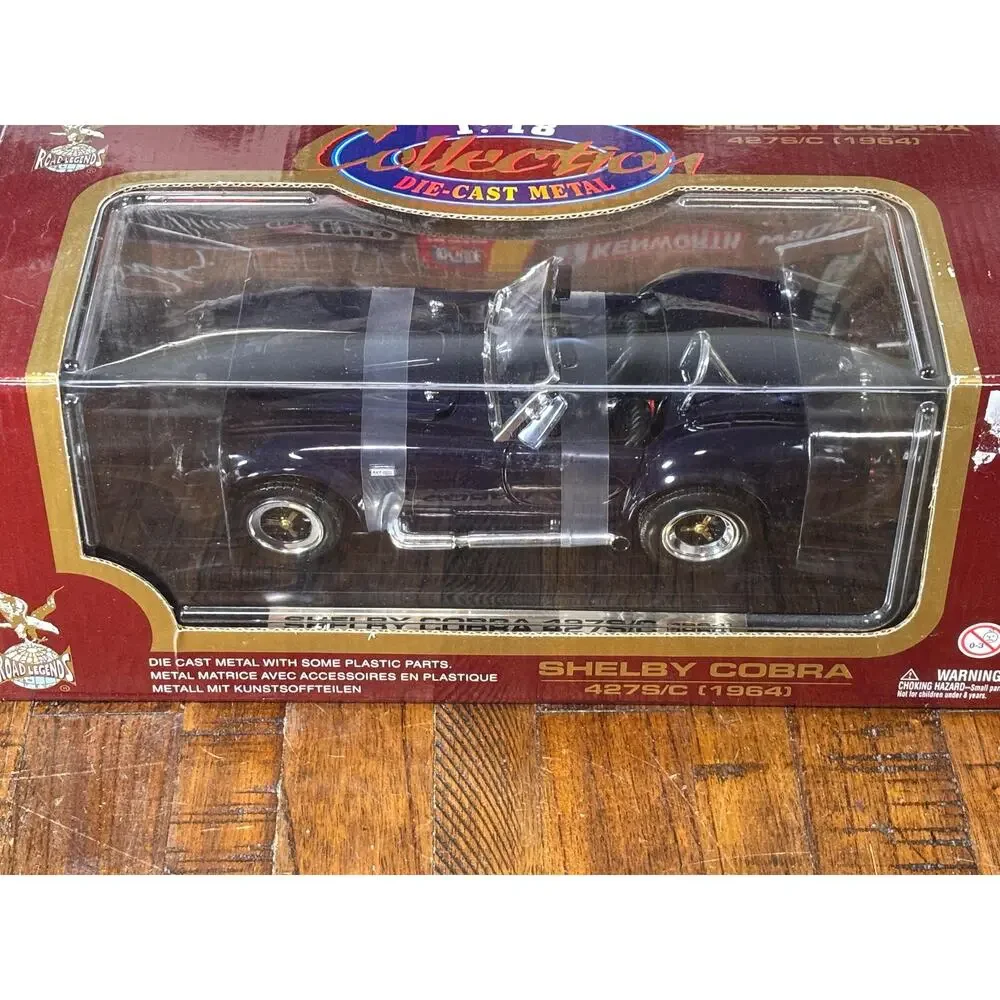 Road Legends 1:18 Scale 1964 Shelby Cobra  427 S/C  Dark Blue New Diecast